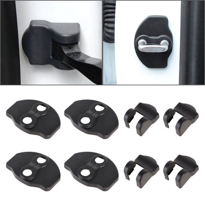 Car Door Lock Cover + Limiter Cover for Tesla Model Y by buy2fix