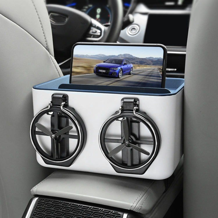 Car Multifunctional Storage Box Water Cup Holder (Grey) - Stowing Tidying by buy2fix | Online Shopping UK | buy2fix