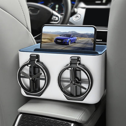 Car Multifunctional Storage Box Water Cup Holder (Grey) - Stowing Tidying by buy2fix | Online Shopping UK | buy2fix