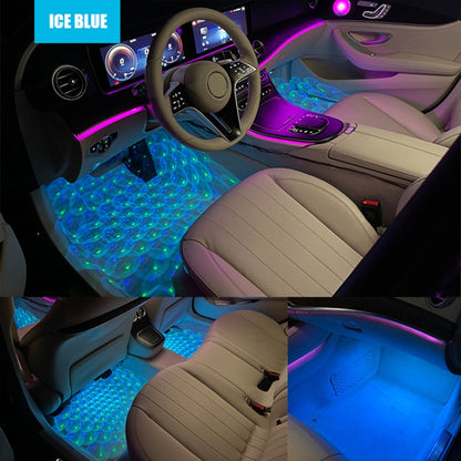 A17 Car Colorful Voice-activated RGB Foot LED Atmosphere Light, Single Light Star Version - Atmosphere lights by buy2fix | Online Shopping UK | buy2fix