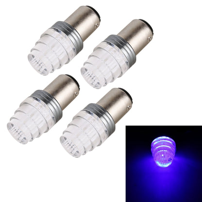 4 in 1 1157 DC12V 0.6W 9LEDs SMD-3528 Car Brake Light (Blue Light) - Brake Lights by buy2fix | Online Shopping UK | buy2fix