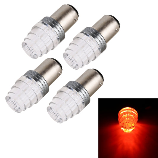 4 in 1 1157 DC12V 0.6W 9LEDs SMD-3528 Car Brake Light (Red Light) - Brake Lights by buy2fix | Online Shopping UK | buy2fix