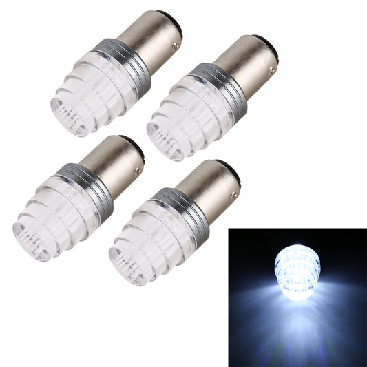 4 in 1 1157 DC12V 0.6W 9LEDs SMD-3528 Car Brake Light (White Light) - Brake Lights by buy2fix | Online Shopping UK | buy2fix