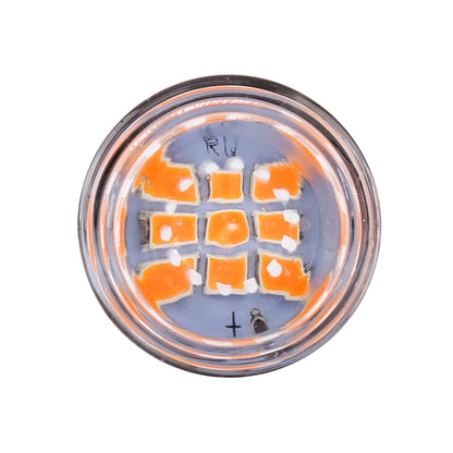 4 in 1 1157 DC12V 0.6W 9LEDs SMD-3528 Car Brake Light (Yellow Light) - Brake Lights by buy2fix | Online Shopping UK | buy2fix