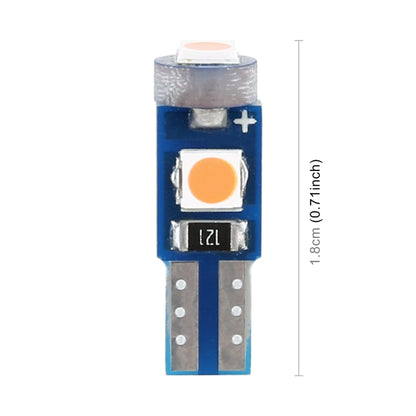 10 in 1 Car T5 0.2W DC12V Instrument Panel LED Decorative Light(Pink Light) - Instrument Lights by buy2fix | Online Shopping UK | buy2fix