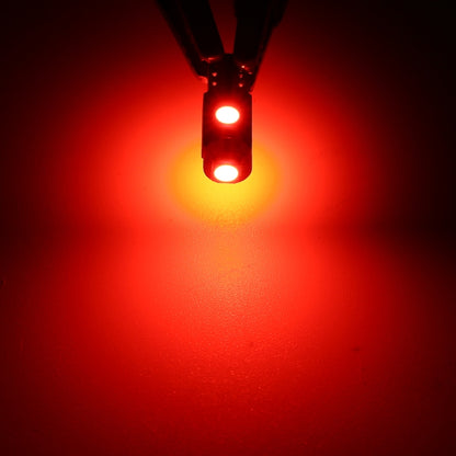 10 in 1 Car T5 0.2W DC12V Instrument Panel LED Decorative Light(Red Light) - Instrument Lights by buy2fix | Online Shopping UK | buy2fix