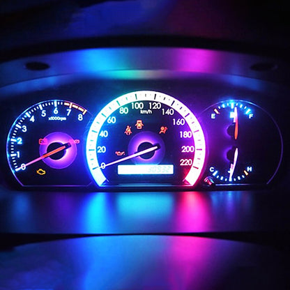 10 in 1 Car T5 0.2W DC12V Instrument Panel LED Decorative Light(Pink Light) - Instrument Lights by buy2fix | Online Shopping UK | buy2fix