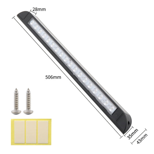 RV / Yacht Awning LED Strip Light DC12-28V with 18 LEDs Lamp Beads (Black) - Dome Lights by buy2fix | Online Shopping UK | buy2fix