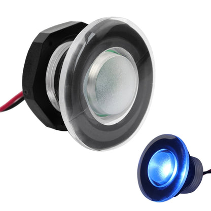 RV / Yacht Walkway Light LED Round Light DC12V (Blue Light) - Dome Lights by buy2fix | Online Shopping UK | buy2fix