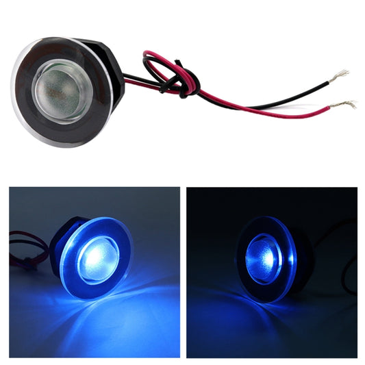 RV / Yacht Walkway Light LED Round Light DC12V (Blue Light) - Dome Lights by buy2fix | Online Shopping UK | buy2fix