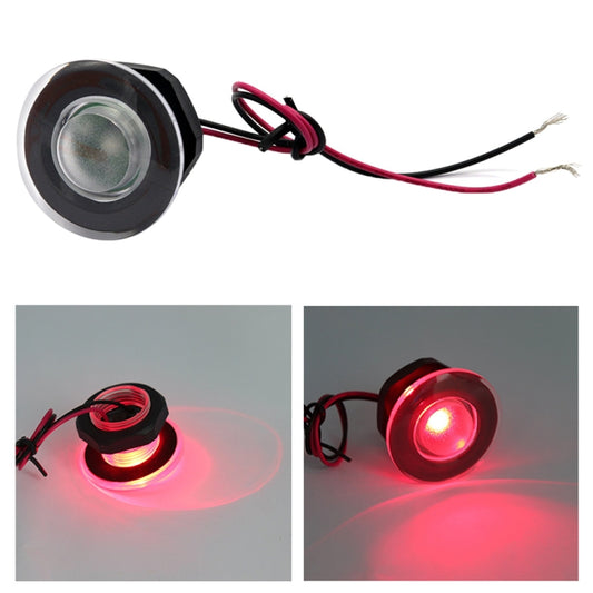 RV / Yacht Walkway Light LED Round Light DC12V (Red Light) - Dome Lights by buy2fix | Online Shopping UK | buy2fix