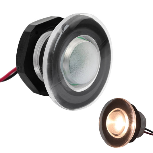 RV / Yacht Walkway Light LED Round Light DC12V (White Light) - Dome Lights by buy2fix | Online Shopping UK | buy2fix