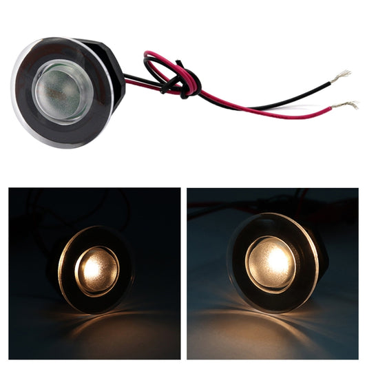 RV / Yacht Walkway Light LED Round Light DC12V (White Light) - Dome Lights by buy2fix | Online Shopping UK | buy2fix