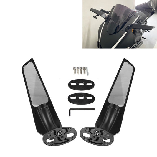 1 Pair Motorcycle Modified Wind Wing Adjustable Rotating Rearview Mirror - Side Mirrors by buy2fix | Online Shopping UK | buy2fix