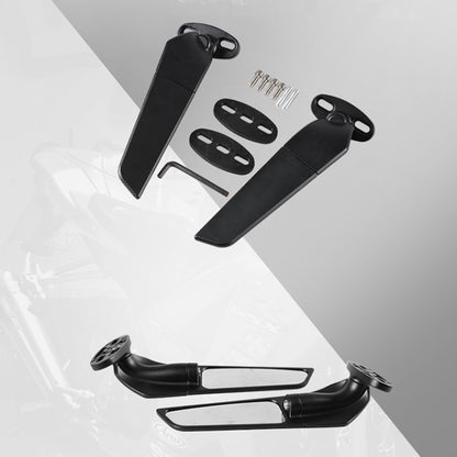 1 Pair Motorcycle Modified Wind Wing Adjustable Rotating Rearview Mirror - Side Mirrors by buy2fix | Online Shopping UK | buy2fix