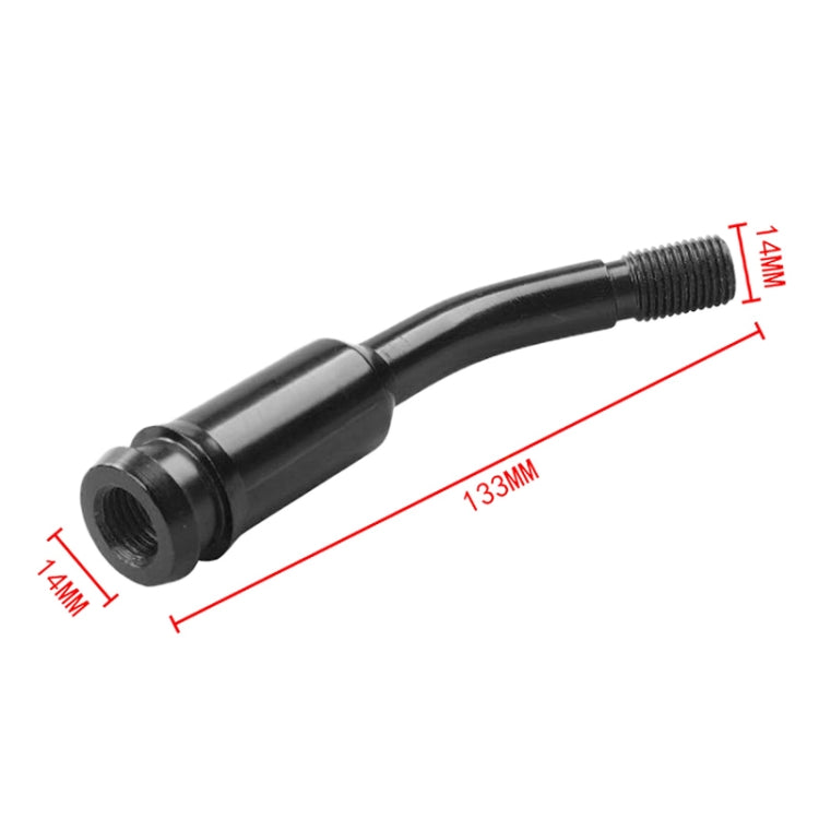 Car Modified Racing Quick Curved Gear Lever Extension Rod for Volkswagen T4 1990-2003 (Black) - Shift Knob by buy2fix | Online Shopping UK | buy2fix