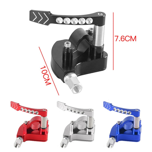 Motorcycles 7/8 Thumb Throttle Assembly Pull (Red) - Replacement Parts by buy2fix | Online Shopping UK | buy2fix