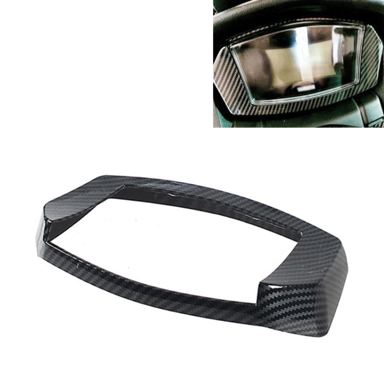 Motorcycle Carbon Fiber Instrument Trim Cover for Yamaha NMAX155 2020-2021 by buy2fix