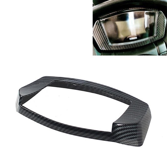 Motorcycle Carbon Fiber Instrument Trim Cover for Yamaha NMAX155 2020-2021 by buy2fix