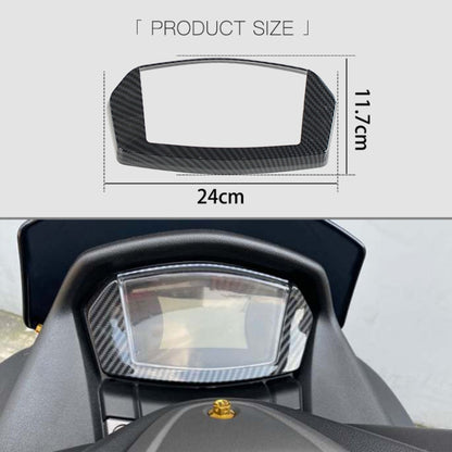 Motorcycle Carbon Fiber Instrument Trim Cover for Yamaha NMAX155 2020-2021 by buy2fix