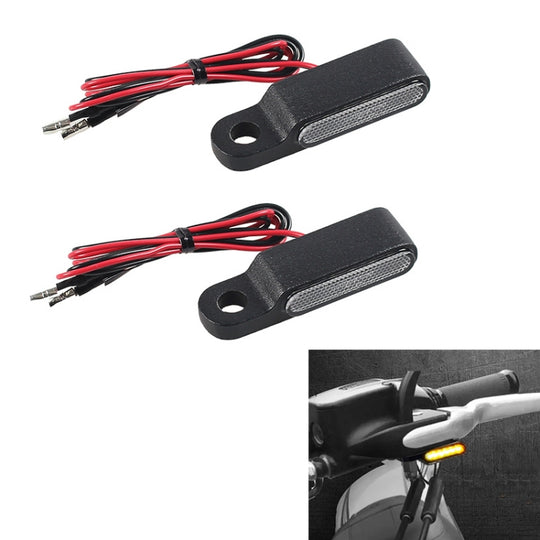 1 paire de clignotants LED pour guidon de moto
