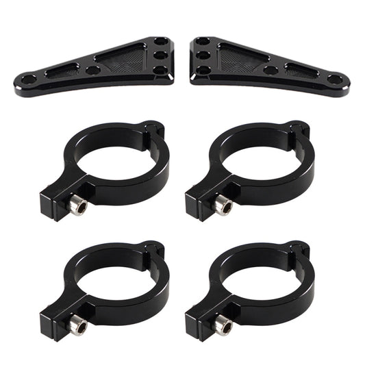 Motorcycle CNC Headlight  Holder Clamp for 41mm Front Fork Tube - Holder by buy2fix | Online Shopping UK | buy2fix