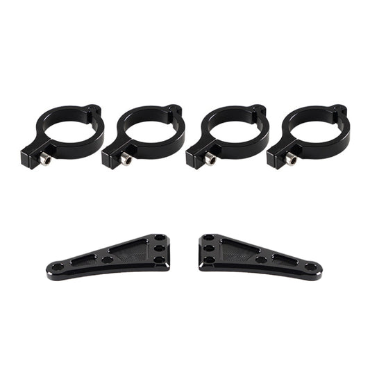 Motorcycle CNC Headlight  Holder Clamp for 41mm Front Fork Tube - Holder by buy2fix | Online Shopping UK | buy2fix