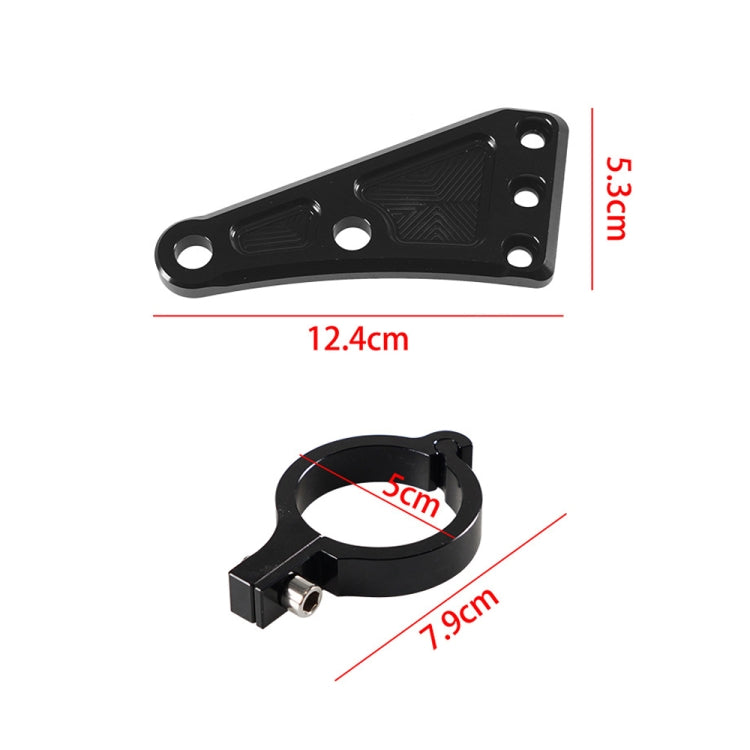 Motorcycle CNC Headlight  Holder Clamp for 41mm Front Fork Tube - Holder by buy2fix | Online Shopping UK | buy2fix