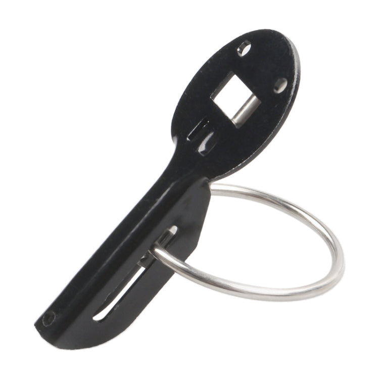 Universal Car Aluminum Alloy Mount Hood Pin Bonnet Lock (Black) - Engine Fittings by buy2fix | Online Shopping UK | buy2fix