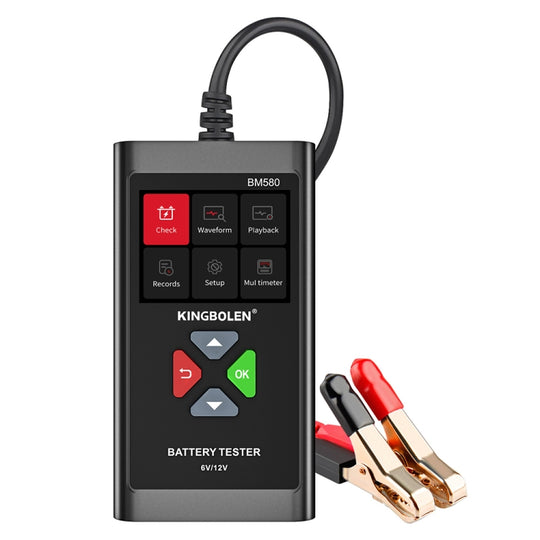 KINGBOLEN BM580 6V 12V testeur de batterie de charge numérique de voiture