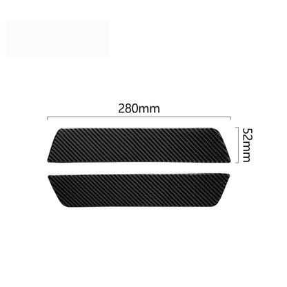 2 PCS Carbon Fiber Car Back Door Threshold Decorative Sticker for Tesla Model 3 by buy2fix