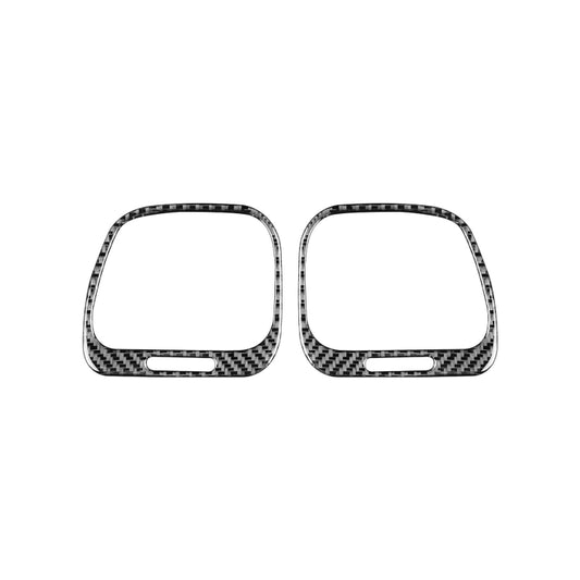 2 PCS / Set Carbon Fiber Car Left and Right Air Outlets Frame Decorative Sticker for Volkswagen Scirocco 2009-2016,Left and Right Drive Universal by buy2fix
