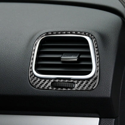 2 PCS / Set Carbon Fiber Car Left and Right Air Outlets Frame Decorative Sticker for Volkswagen Scirocco 2009-2016,Left and Right Drive Universal by buy2fix