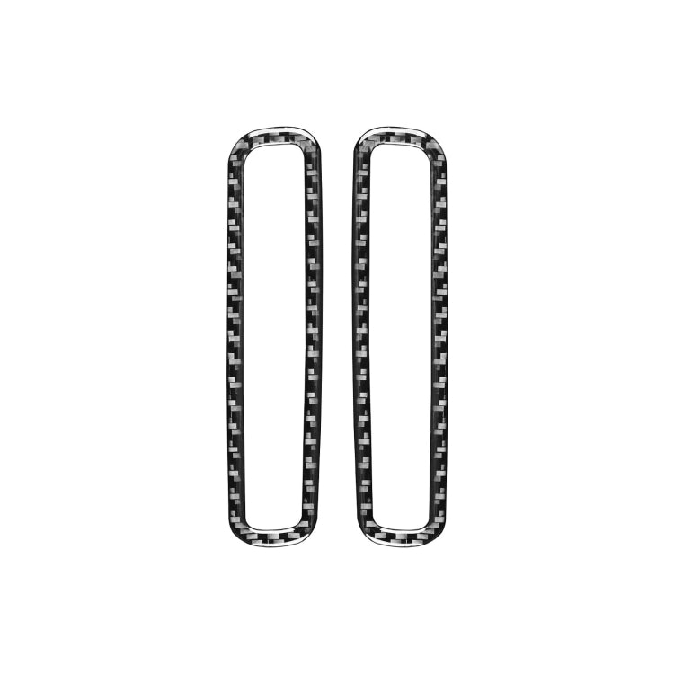 2 PCS / Set Carbon Fiber Car A-pillar Air Outlet Frame Decorative Sticker for Volkswagen Scirocco 2009-2016,Left and Right Drive Universal by buy2fix