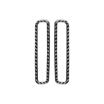 2 PCS / Set Carbon Fiber Car A-pillar Air Outlet Frame Decorative Sticker for Volkswagen Scirocco 2009-2016,Left and Right Drive Universal by buy2fix