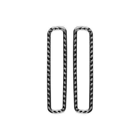 2 PCS / Set Carbon Fiber Car A-pillar Air Outlet Frame Decorative Sticker for Volkswagen Scirocco 2009-2016,Left and Right Drive Universal by buy2fix