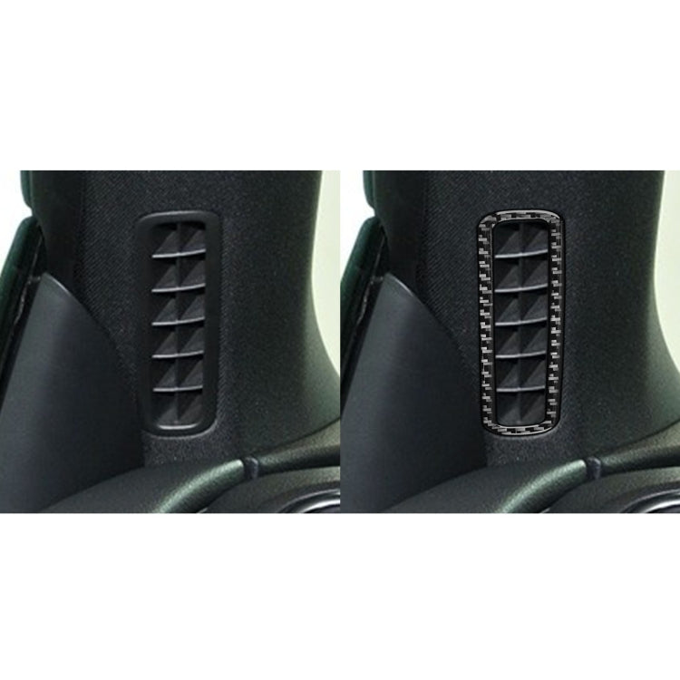 2 PCS / Set Carbon Fiber Car A-pillar Air Outlet Frame Decorative Sticker for Volkswagen Scirocco 2009-2016,Left and Right Drive Universal by buy2fix