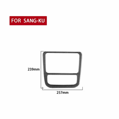 Carbon Fiber Car Central Control CD Air Conditioning Panel Decorative Sticker for Volkswagen Scirocco 2009-2016,Left and Right Drive Universal by buy2fix