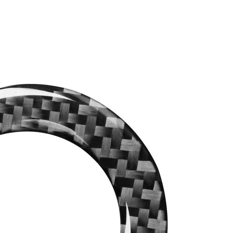 Carbon Fiber Car Cigarette Lighter Key Ring Decorative Sticker for Volkswagen Scirocco 2009-2016,Left and Right Drive Universal by buy2fix