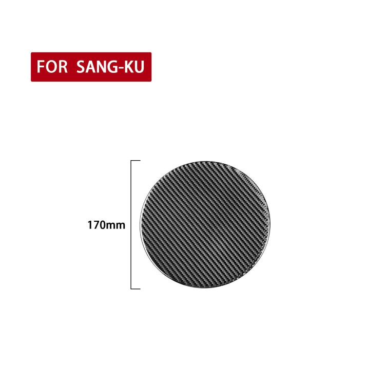 Carbon Fiber Car Fuel Tank Cover Decorative Sticker for Volkswagen Scirocco 2009-2016,Left and Right Drive Universal - Decorative Sticker by buy2fix | Online Shopping UK | buy2fix
