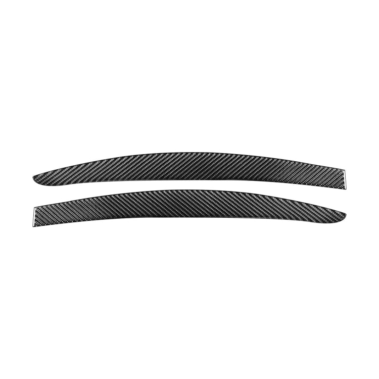 2 PCS / Set Carbon Fiber Car Light Eyebrow Decorative Sticker for Volkswagen Scirocco 2009-2016,Left and Right Drive Universal by buy2fix