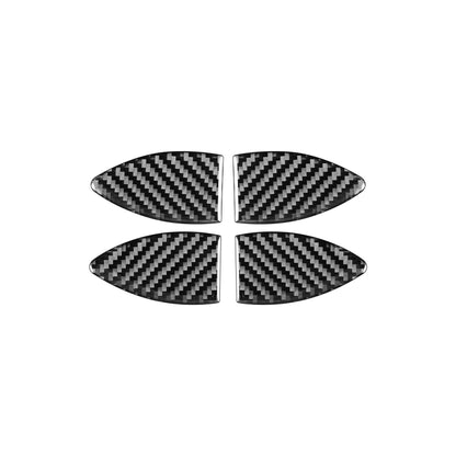 Carbon Fiber Car Inner Door Bowl Decorative Sticker for Toyota Old RAV4 2006-2013,Left and Right Drive Universal by buy2fix