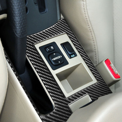 Carbon Fiber Car Handbrake Panel Decorative Sticker for Toyota Old RAV4 2006-2013,Left Drive by buy2fix