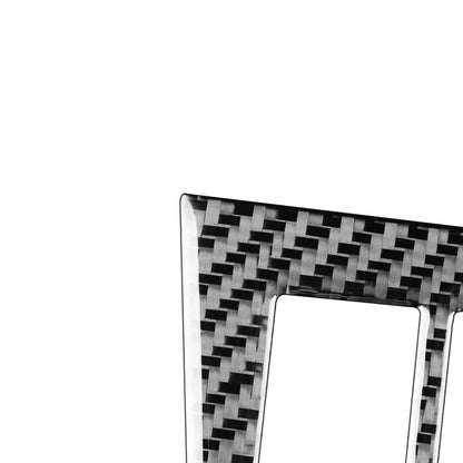 Carbon Fiber Car Cigarette Lighter Panel Decorative Sticker for Toyota Old RAV4 2006-2013,Left and Right Drive Universal by buy2fix