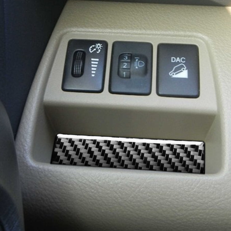 Carbon Fiber Car Headlight Switch Gasket Decorative Sticker for Toyota Old RAV4 2006-2013,Left and Right Drive Universal by buy2fix