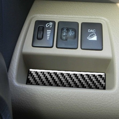 Carbon Fiber Car Headlight Switch Gasket Decorative Sticker for Toyota Old RAV4 2006-2013,Left and Right Drive Universal by buy2fix