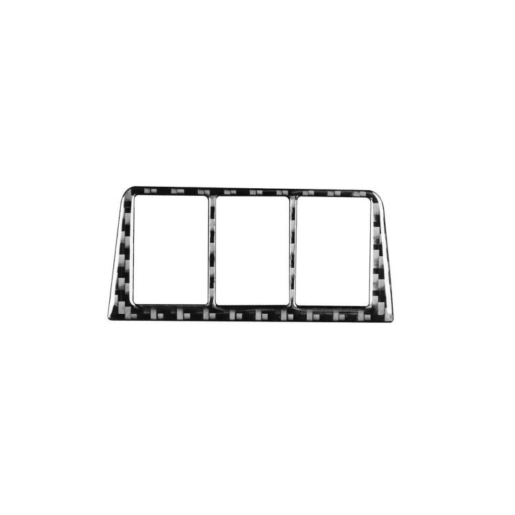 Carbon Fiber Car Headlight Switch Frame Decorative Sticker for Toyota Old RAV4 2006-2013,Left and Right Drive Universal by buy2fix