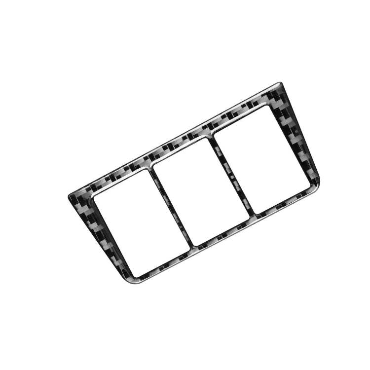 Carbon Fiber Car Headlight Switch Frame Decorative Sticker for Toyota Old RAV4 2006-2013,Left and Right Drive Universal by buy2fix