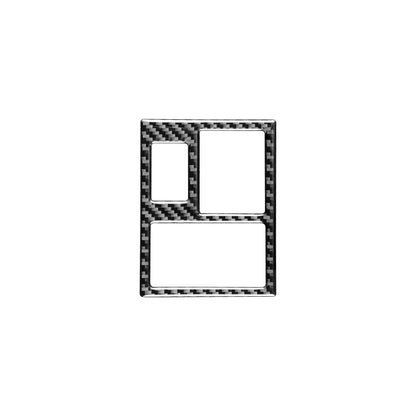 Carbon Fiber Car Rearview Mirror Adjustment Switch Frame Decorative Sticker for Toyota Old RAV4 2006-2013,Right Drive by buy2fix