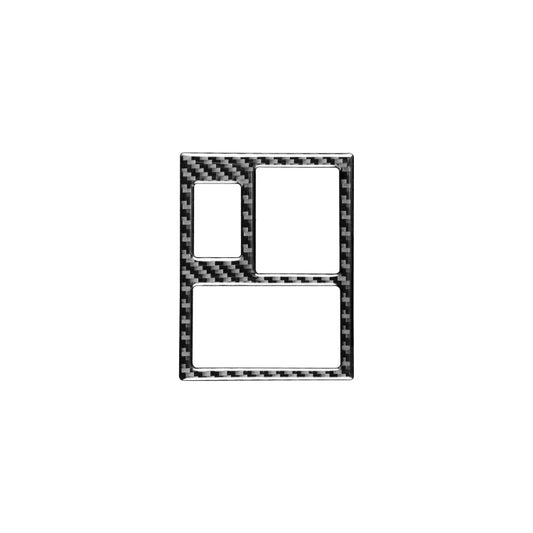 Carbon Fiber Car Rearview Mirror Adjustment Switch Frame Decorative Sticker for Toyota Old RAV4 2006-2013,Right Drive by buy2fix